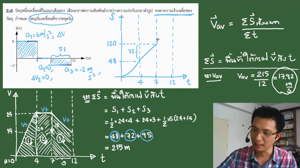 ฟิสิกส์ ม.4 บทที่2 การเคลื่อนที่แนวตรง (59) ครั้งที่ 4